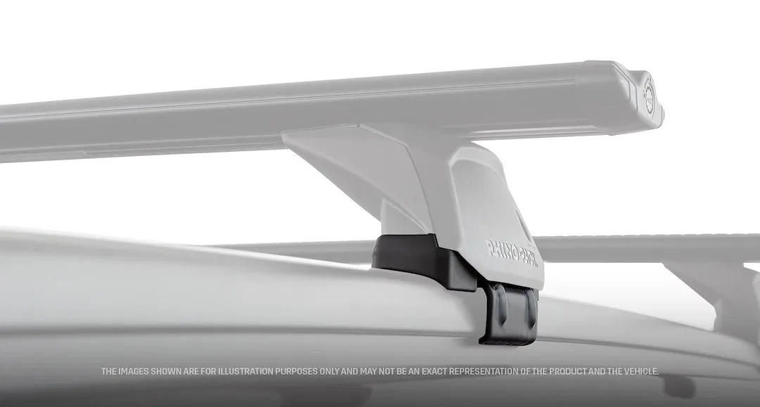 RX2FK010 – RHINO RACK Roof Rack Component, Fit Kit For Rhino-Rack's RX200-4 Legs Black Kit Consists Of Moulded Pads A...